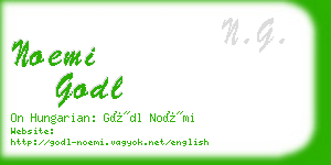 noemi godl business card